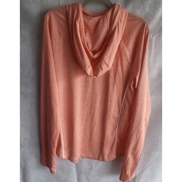 Under Armour Women's UA Velocity Wordmark Hoodie Size small Peach - Picture 2 of 4